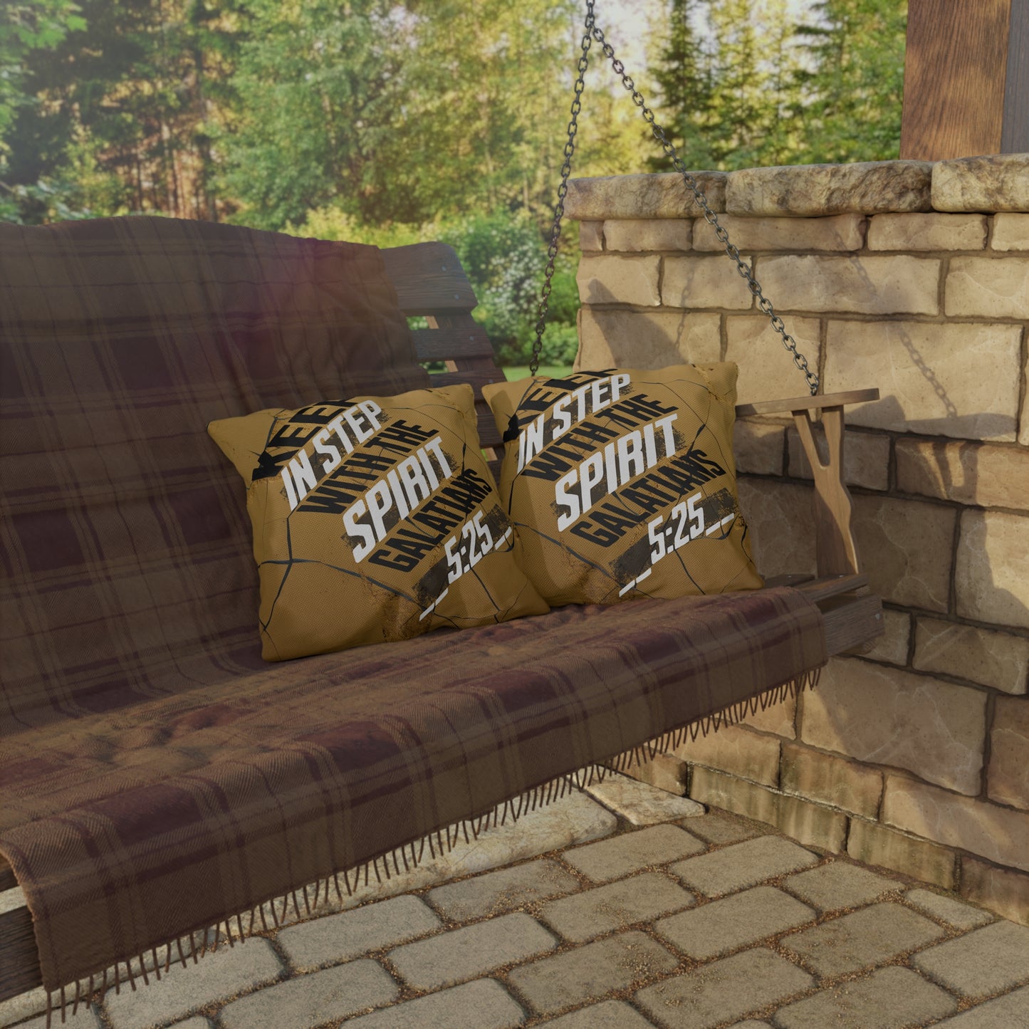 Keep in Step Outdoor Pillow
