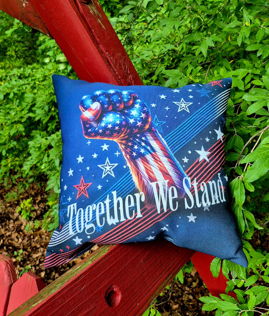 Stand Together Outdoor Pillow