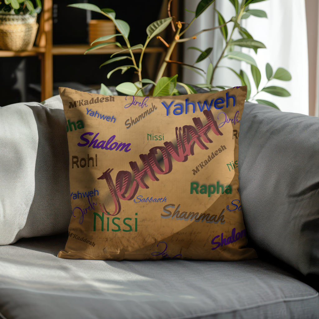 Jehovah Outdoor Pillow
