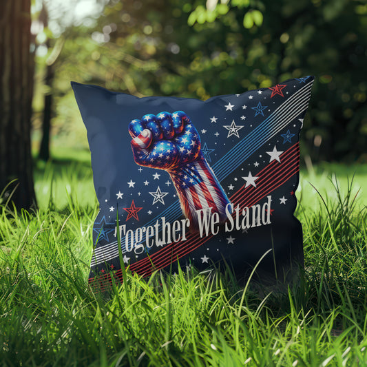 Stand Together Outdoor Pillow