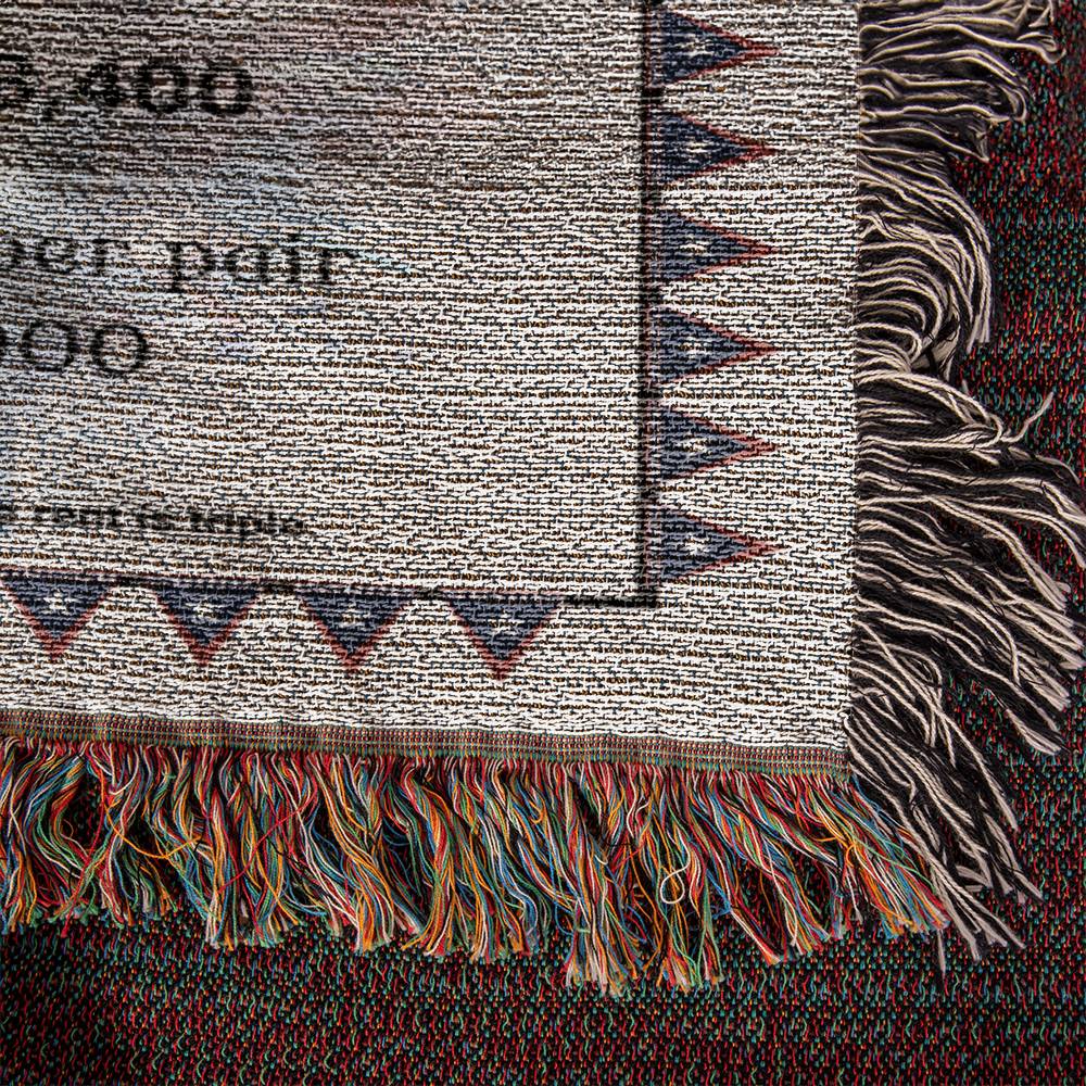 Monopoly Woven Blanket