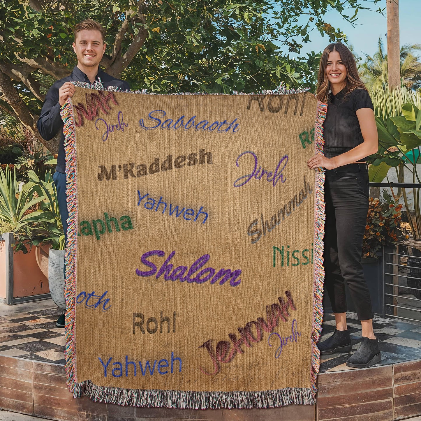 Jehovah Woven Blanket