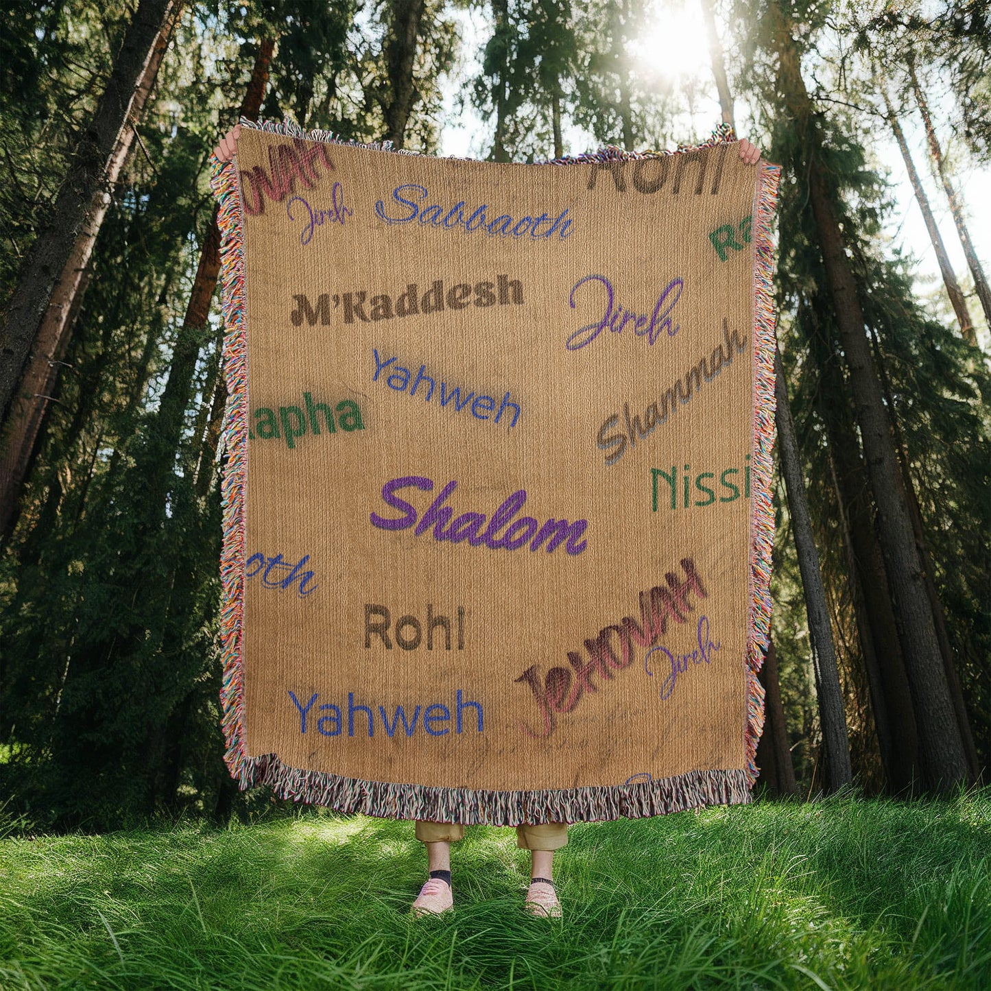 Jehovah Woven Blanket
