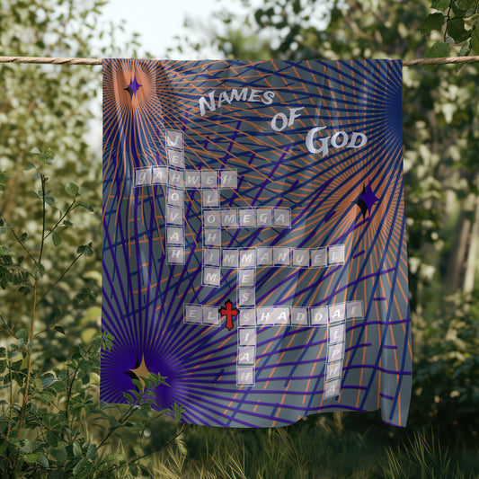 Names of God Velveteen  Blanket