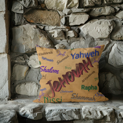 Jehovah Outdoor Pillow