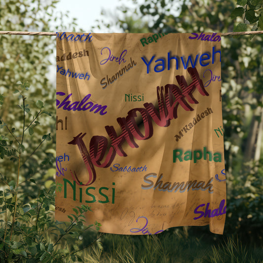 Jehovah Velveteen Blanket