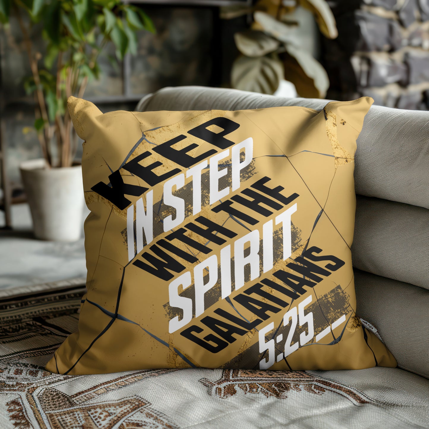 Keep in Step Outdoor Pillow